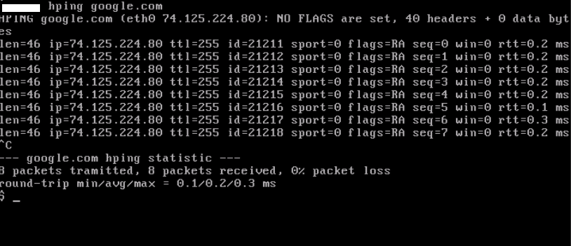 hping - Firewall Penetration Testing