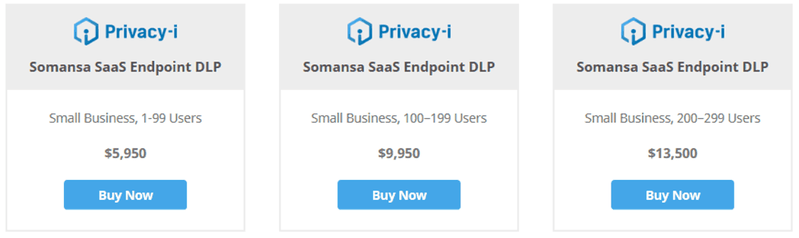 Somansa cloud data loss prevention vendor