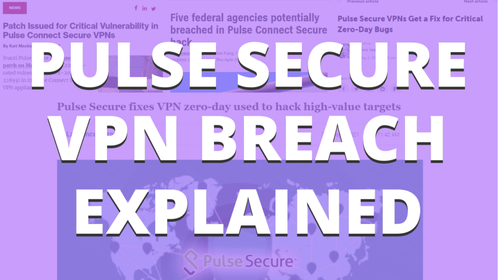 pulse secure vpn vulnerability