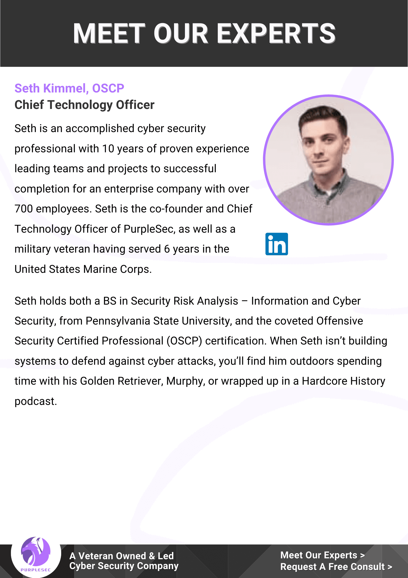 Seth Kimmel -security insights