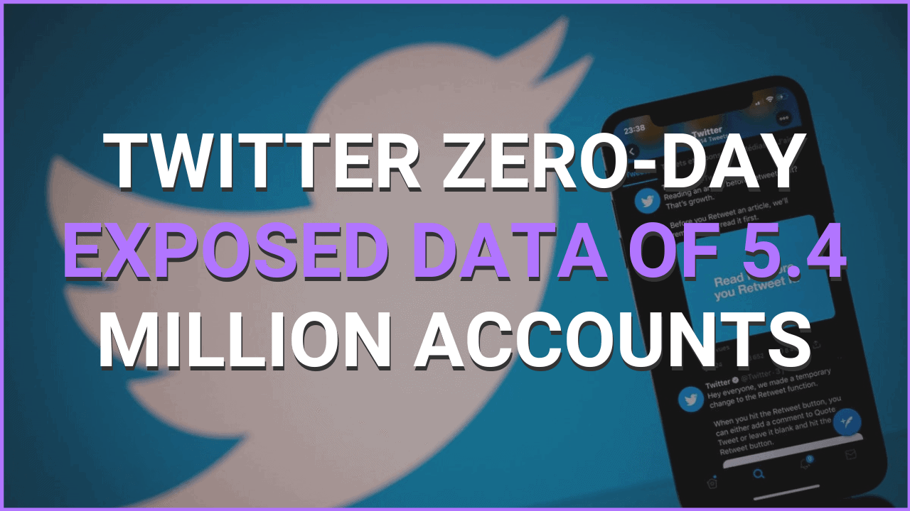 Twitter Zero-Day Attack Exposes Data Of 5.4 Million Accounts