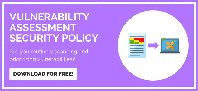 free vulnerability assessment security policy template