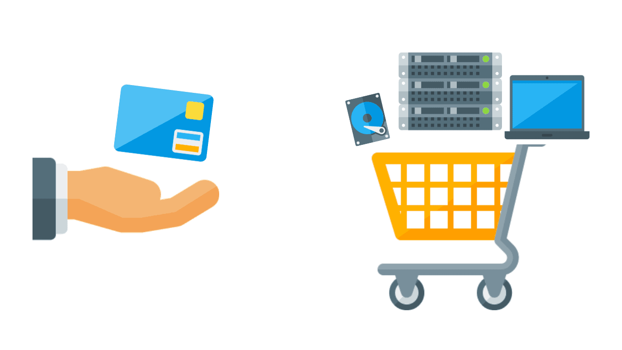 Free Icon, Buying by phone, shopping cart and telephone