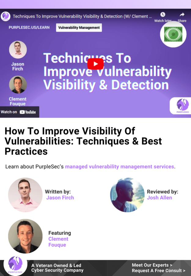 VM Guide visibility