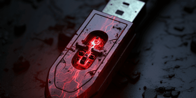 Infected USB drives