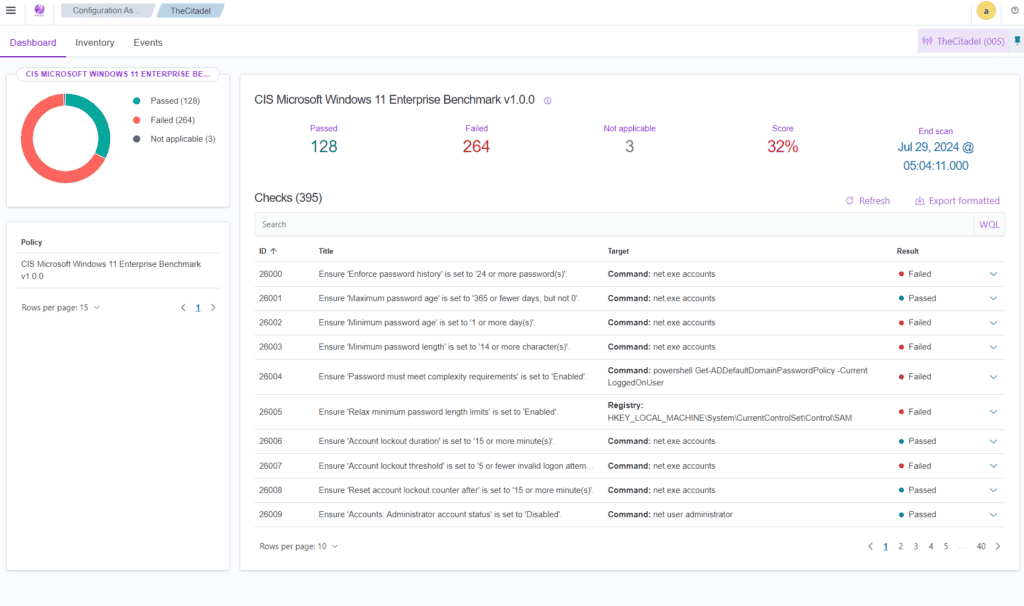 Defiance XDR Cyber gap assessment - CIS18