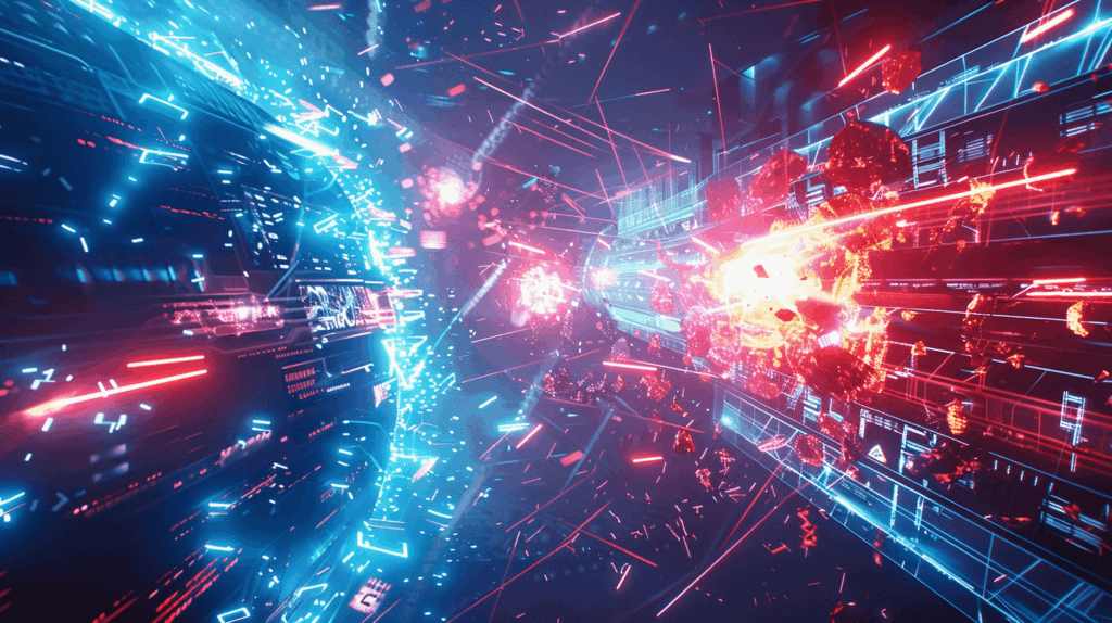 a cyber system defending itself from an attack